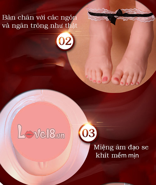 Búp Bê Tiếp Viên Hàng Không Gợi Tình Cao Cấp Chế Độ Thực
