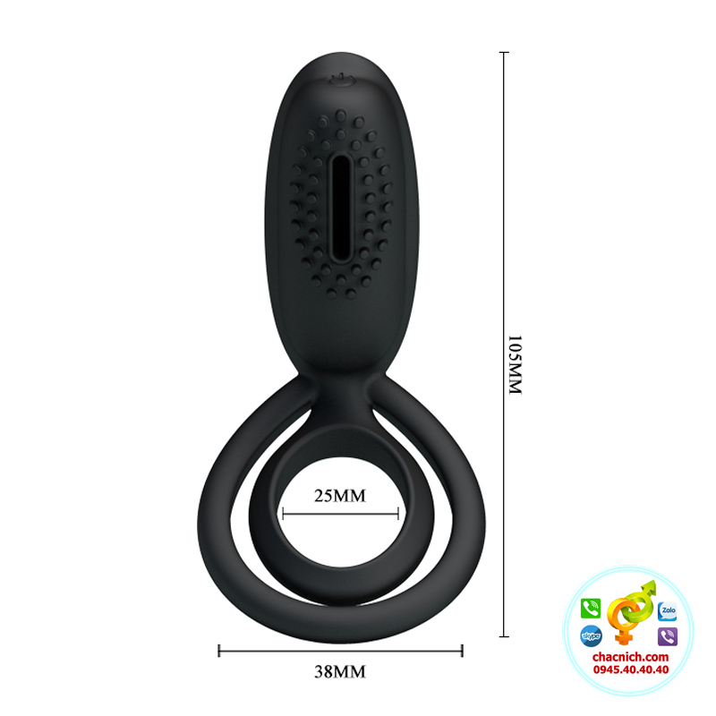 Vòng đeo dương vật Prettylove Esther kích thích điểm G tột đỉnh