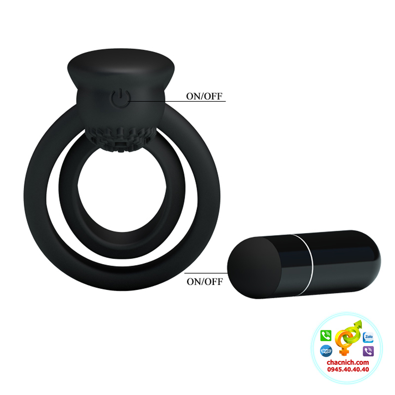 Vòng đeo dương vật Prettylove Esther kích thích điểm G tột đỉnh