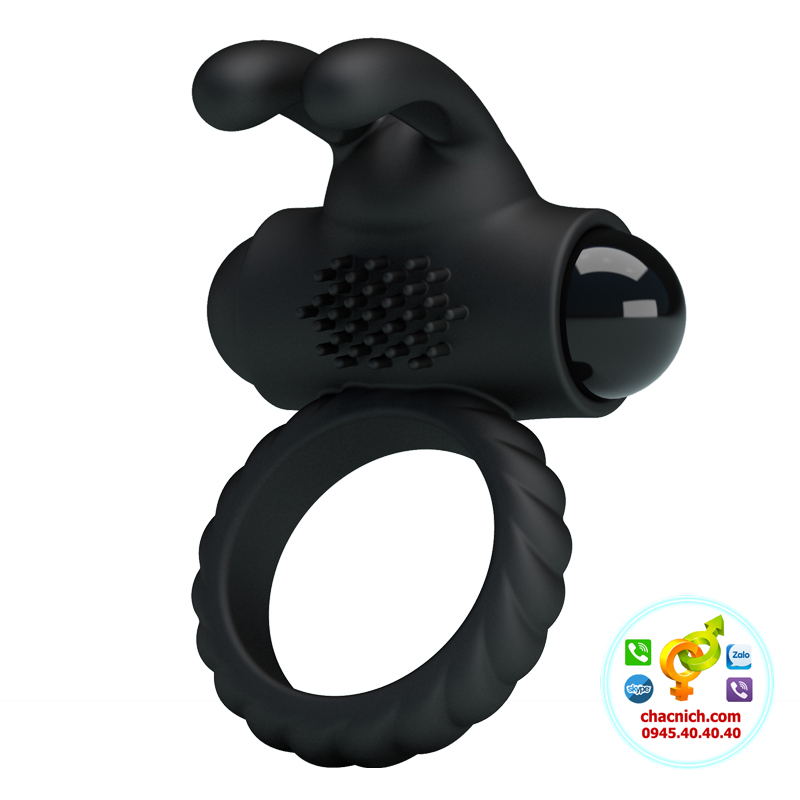 Vòng rung dương vật Prettylove Eudora kích thích điểm G siêu mê