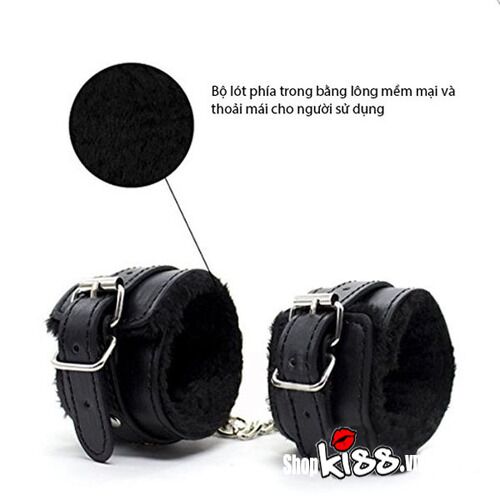Bộ đồ chơi bạo dâm 10 món da đen cao cấp hứng khởi cực phê
