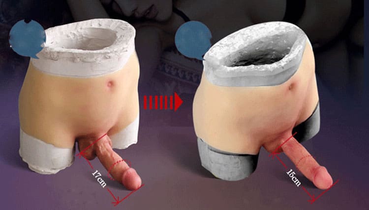 Quần Da Siêu Mềm Gắn Dương Vật Giả Như Thật Kích Thích Nữ
