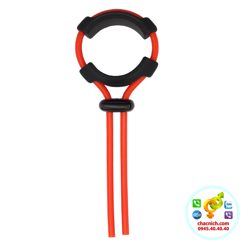 Dây thắt dương vật chống xuất tinh sớm PD Cockring Red Pico Mỹ chính hãng