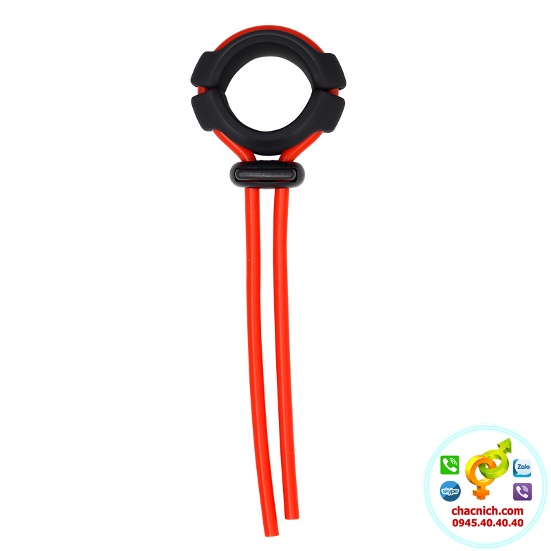 Dây thắt dương vật chống xuất tinh sớm PD Cockring Red Pico Mỹ chính hãng