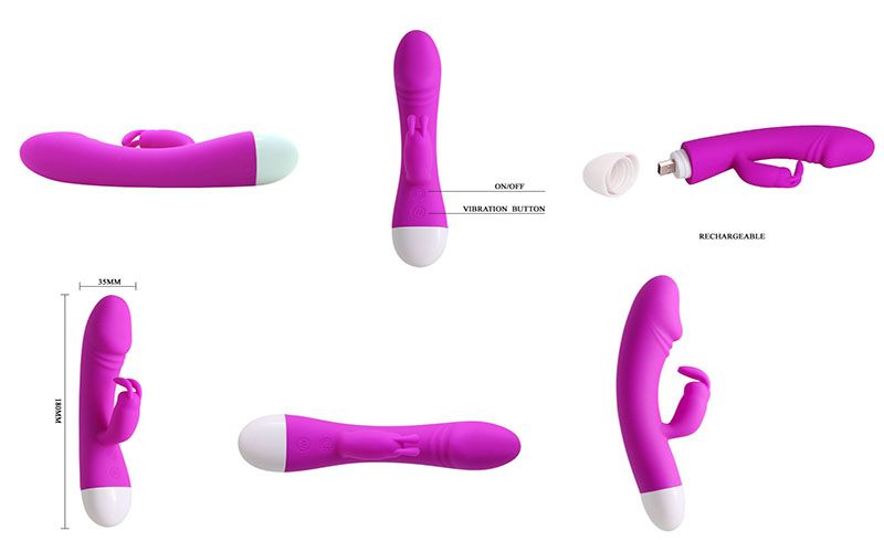 Dương Vật Massage PrettyLove Will Rung Mạnh Sạch An Toàn