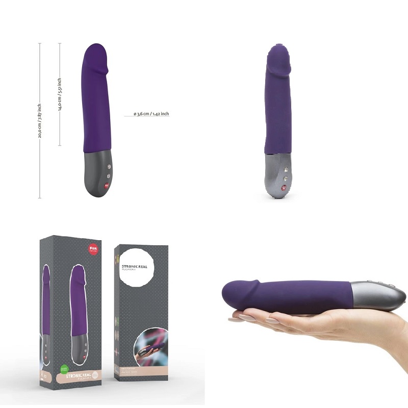 Dương vật giả rung thụt Fun Stronic Real kích thích mạnh mẽ