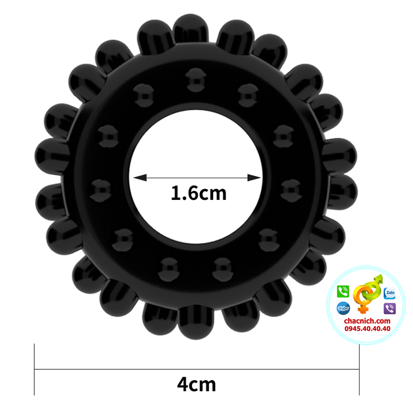 Vòng silicon chống xuất tinh sớm tăng khoái cảm bạn tình Lovetoy Mỹ POWER PLUS