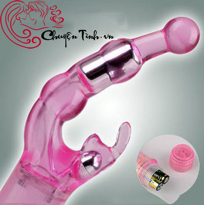 Máy Rung Điểm G Silicone 2 Ngón Tay Hàng Đài Loan Mát Xa