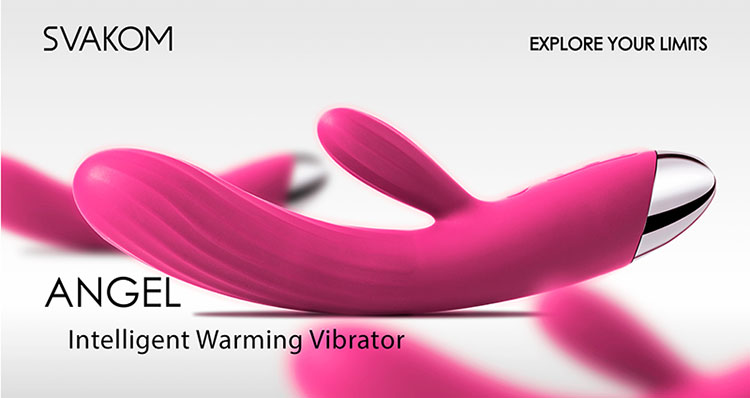 Máy rung điểm G sưởi ấm Svakom Angel cao cấp massage cực đã