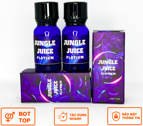 Popper Jungle Juice Platinum 10ml mạnh mẽ kích thích phê mê