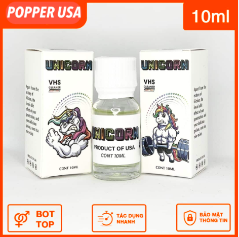 Cung cấp Popper Unicorn 10ml chính hãng hàng mới về