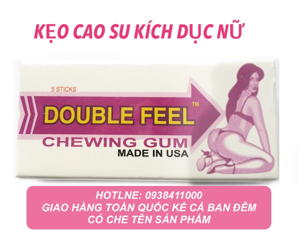 Giá sỉ Singum Double Feel Chewing Gum kẹo cao su kích dục nữ chính hãng Mỹ  giá sỉ