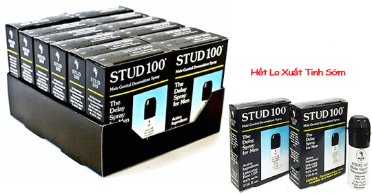Stud 100 chai xịt kéo dài xuất tinh chính hãng 13ml giá tốt