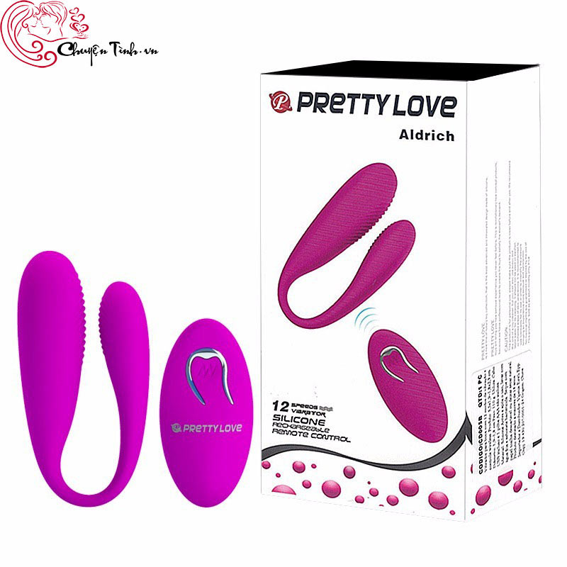 Trứng rung Pretty Love Aldrich kích thích điểm G mạnh mẽ sướng đỉnh