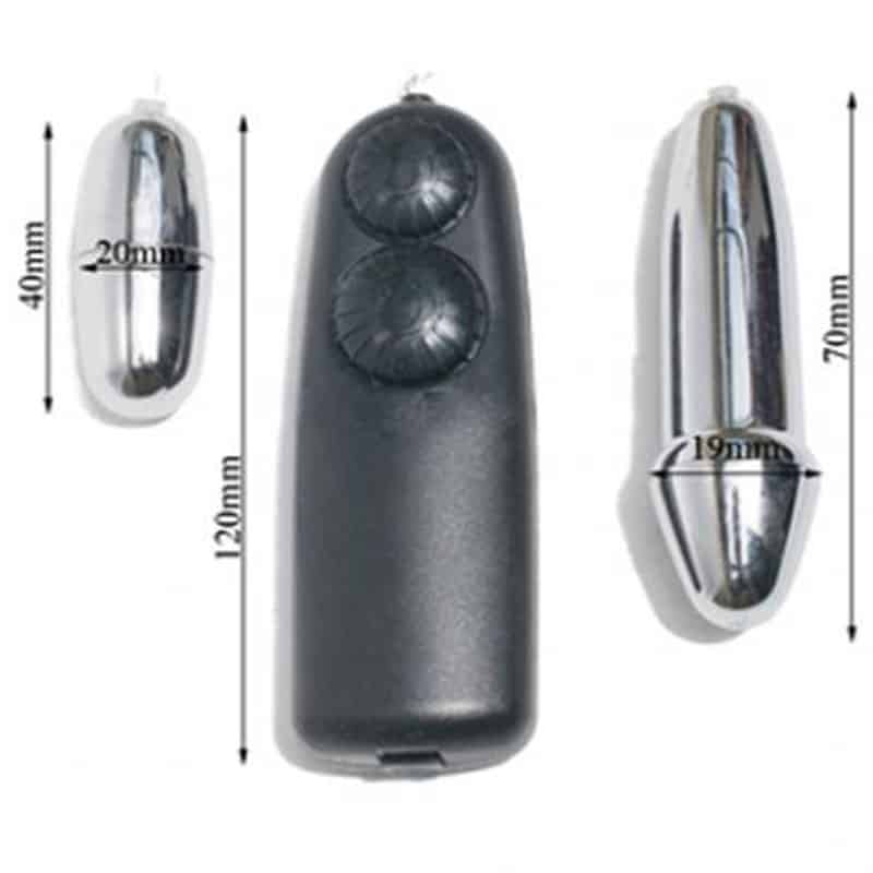 Trứng rung inox 2 đầu đa năng mini nhỏ gọn giá tốt kích thích
