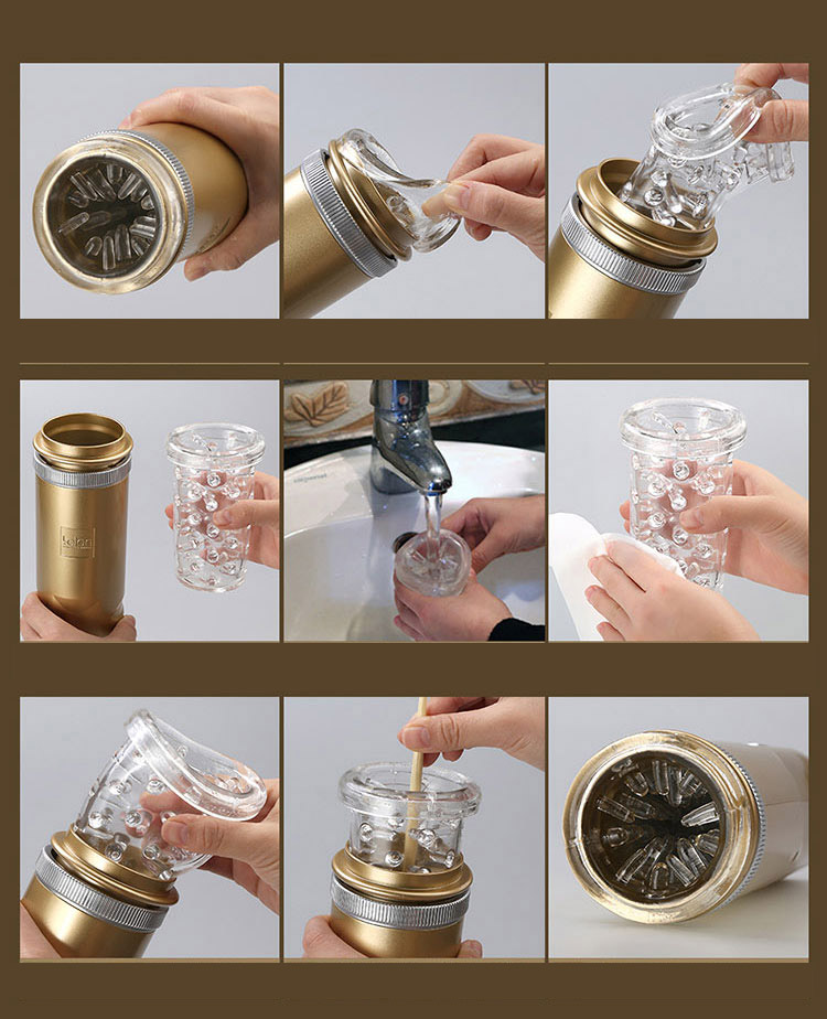 Âm đạo giả tự động thụt động lực mạnh mượt trải nghiệm