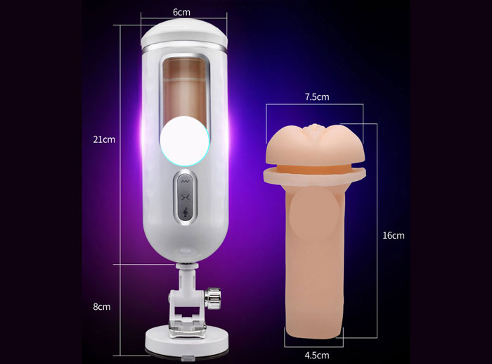Âm đạo giả tự động cao cấp đa năng 4 chức năng rung co bóp thụt