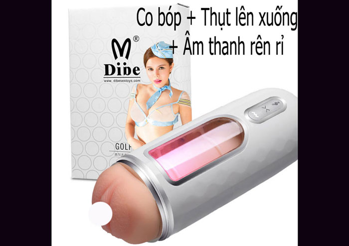 Âm đạo giả tự động cao cấp đa năng 4 chức năng rung co bóp thụt