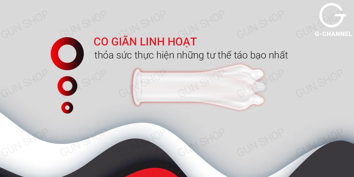Bao cao su Cá Ngựa hộp 12 kéo dài thời gian an toàn thoải mái