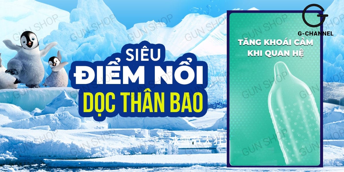 Phân phối Bao cao su Muaisi Cool - Siêu điểm nổi mát lạnh - Hộp 10 cái  hàng mới về