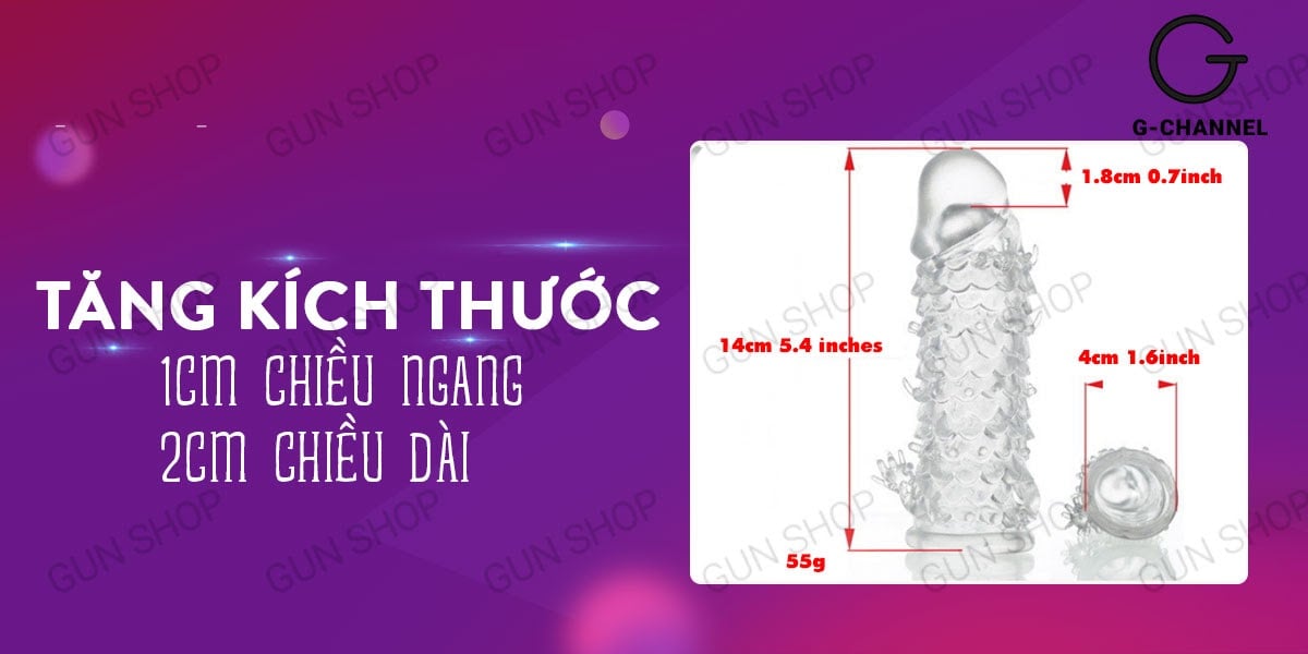 Nhập sỉ Bao cao su đôn dên tăng kích thước Baile Vảy cá  nhập khẩu