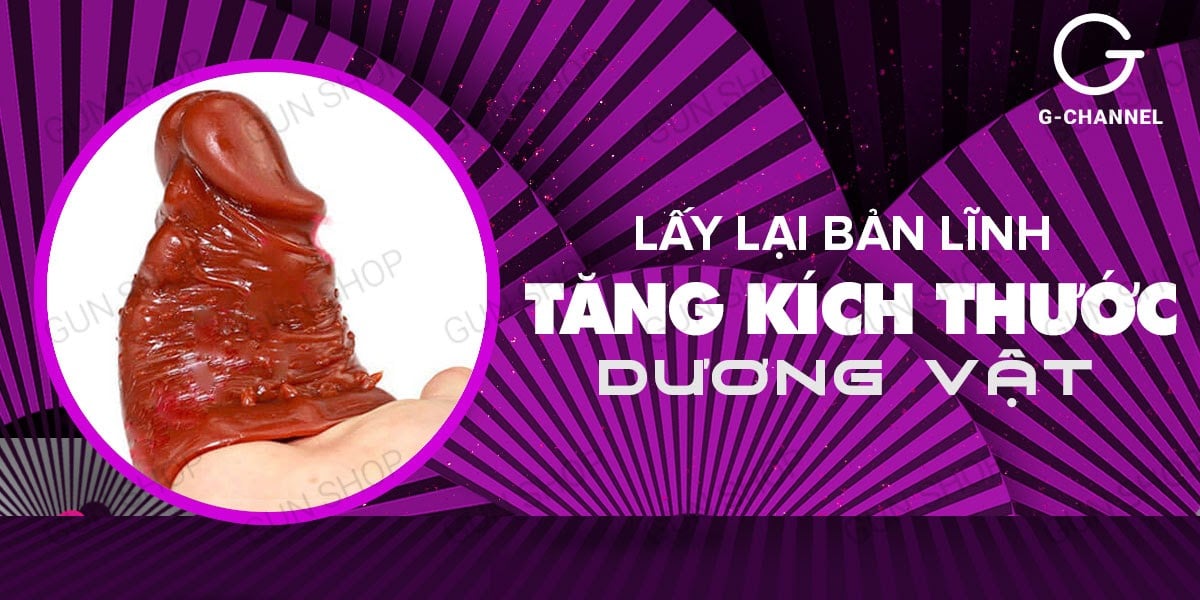Bao cao su đôn dên Baile Wolftooth silicon cao cấp rung pin