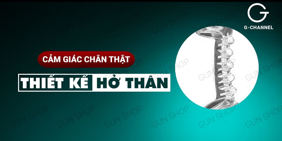 Giá sỉ Bao cao su đôn dên hở thân có vòng thắt chống tuột Wild Knight  cao cấp