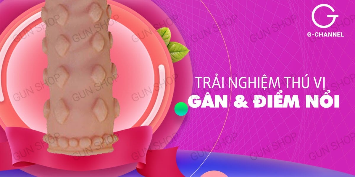 Bao cao su tăng kích thước Lovetoy 5cm silicon điểm nổi sướng