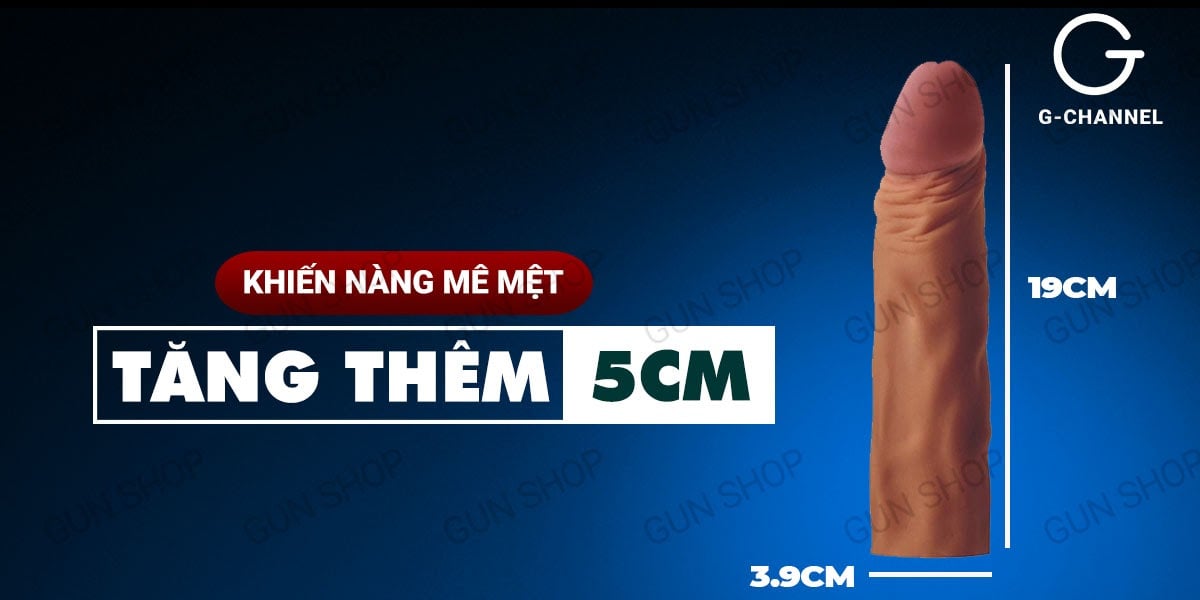 Bao cao su đôn dên tăng kích thước Lovetoy kích thích thêm 5cm