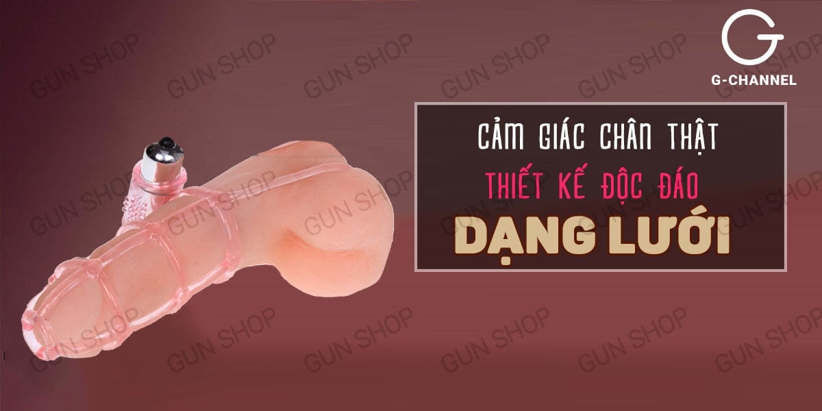 Bán Bao cao su đôn dên tăng kích thước lưới rung Baile Sweet Case  chính hãng