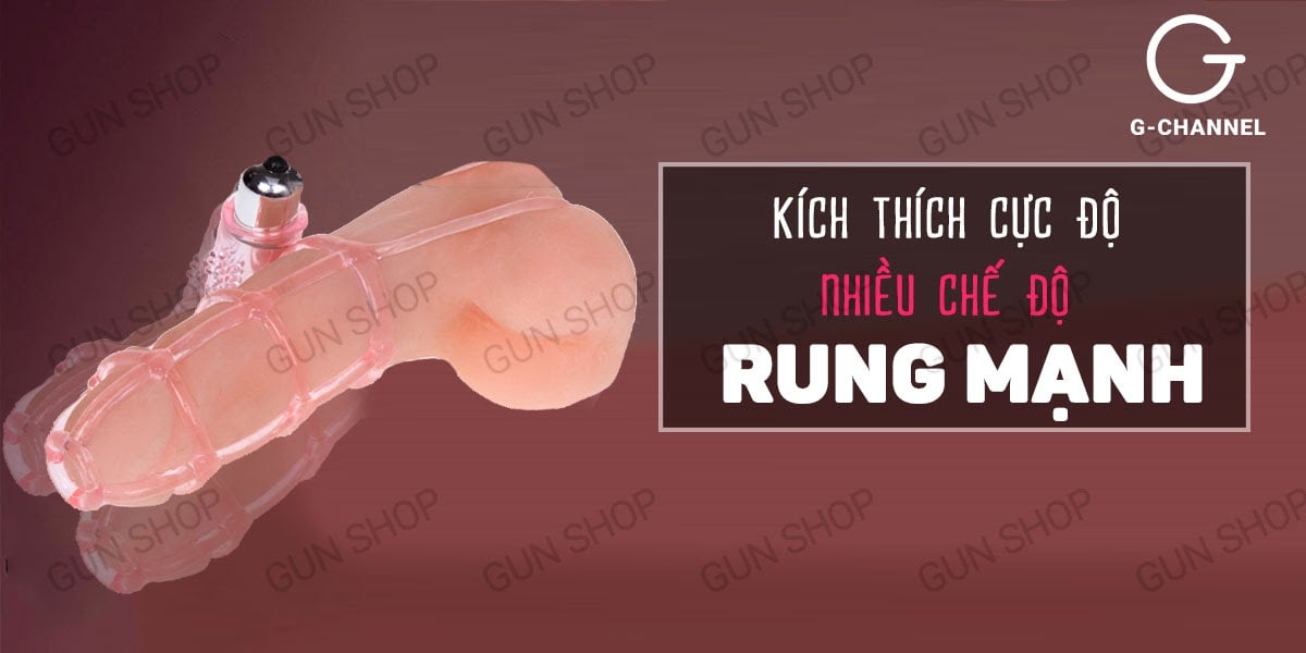 Bán Bao cao su đôn dên tăng kích thước lưới rung Baile Sweet Case  chính hãng