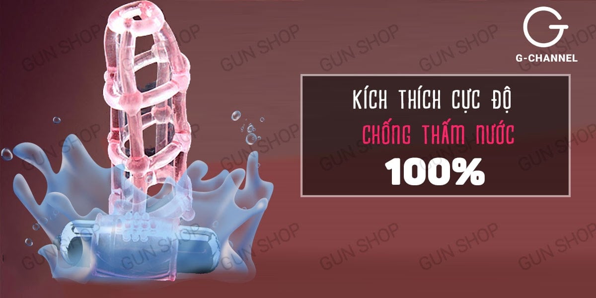 Bán Bao cao su đôn dên tăng kích thước lưới rung Baile Sweet Case  chính hãng