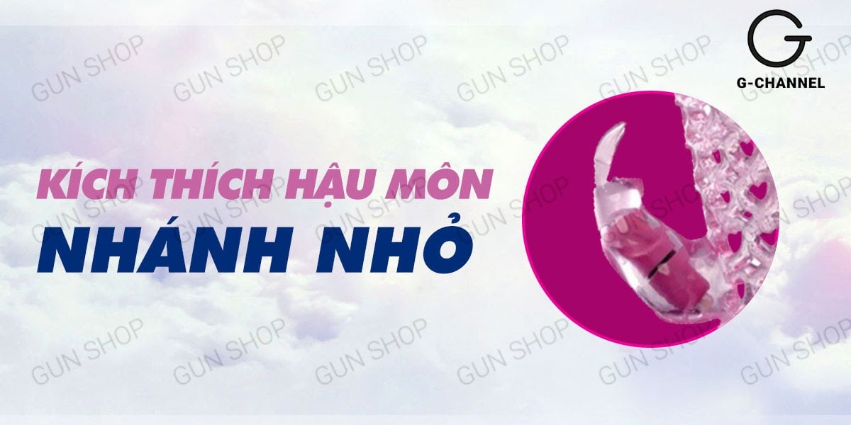 Bao cao su đôn dên rung Baile Hoa hồng mềm mại tăng khoái cảm