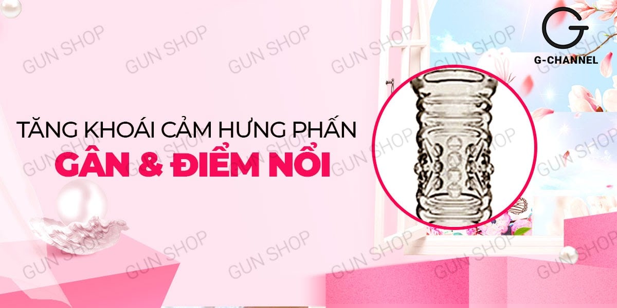 Bao cao su đôn dên Aichao tăng kích thước gân nổi kích thích
