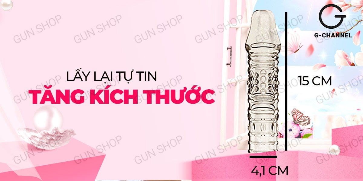 Bao cao su đôn dên Aichao tăng kích thước gân nổi kích thích