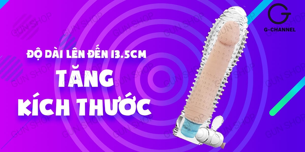 Bao cao su đôn dên Aichao silicon y tế gai nổi kích thích hưng phấn