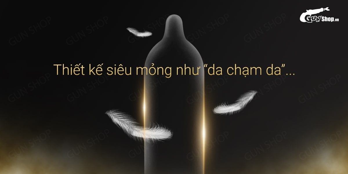 Địa chỉ bán Bao cao su Durex 001 - Siêu mỏng 54mm - Hộp 6 cái  hàng xách tay