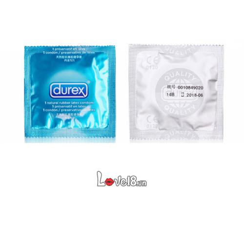 Bao cao su Durex nhiều gel bôi trơn an toàn ngừa thai mềm mịn