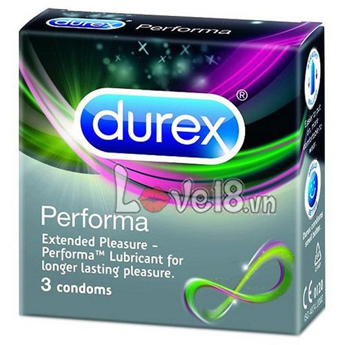 Cửa hàng bán Bao Cao Su Durex Performa Hộp 3 Cái – Kéo Dài Quan Hệ  mới nhất