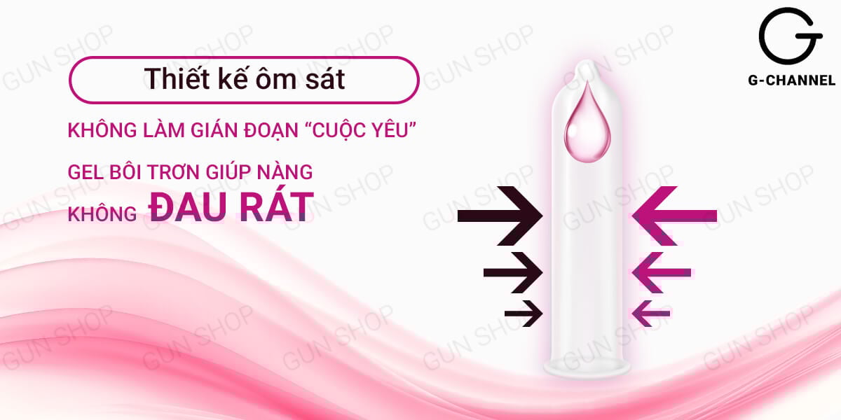 Bao cao su Relax hương dâu mềm mượt an toàn hộp 12 cái