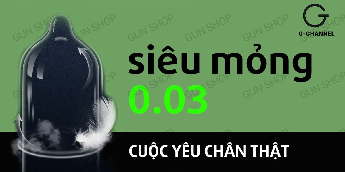 Bao cao su Kimono Long Shock mỏng 0.03mm kéo dài khoái cảm hộp 12