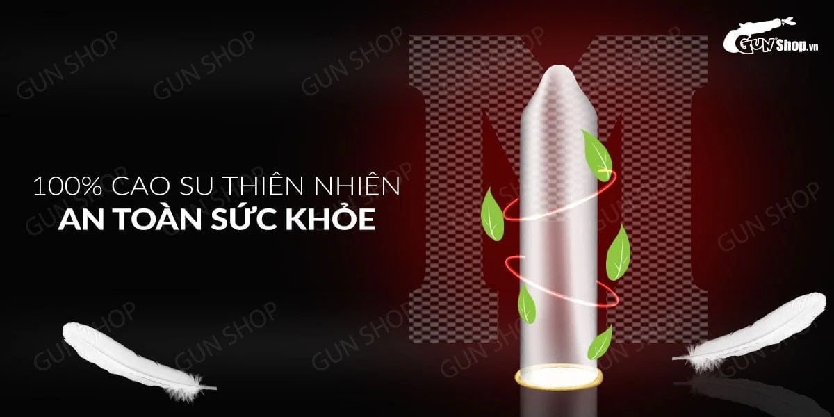 Bao cao su Muaisi 0.01 Trắng siêu mỏng cảm giác thật Hộp 10 cái giá tốt