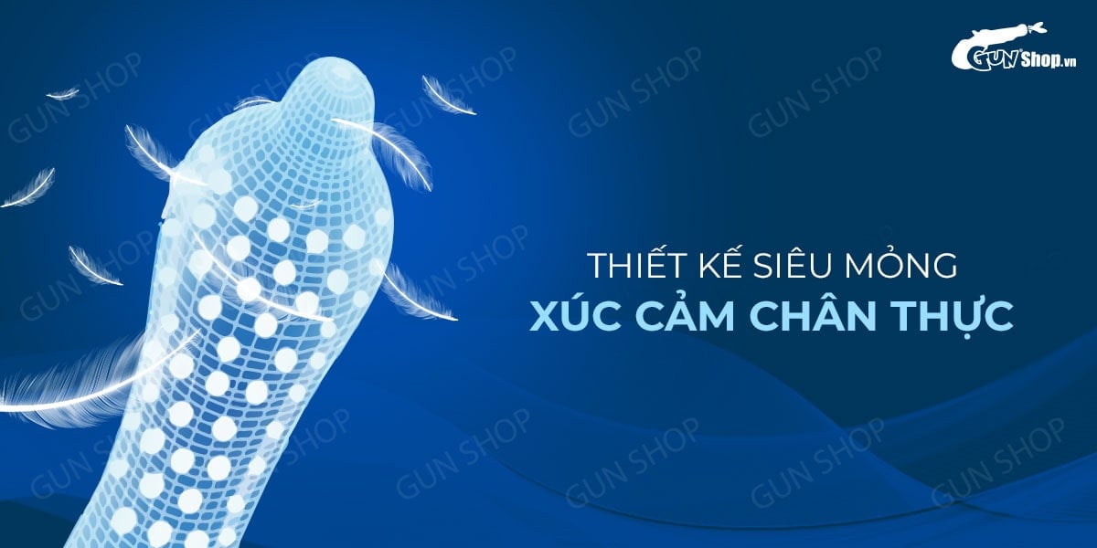 Địa chỉ bán Bao cao su Muaisi Xanh Dương - Nhiều gel gai li ti - Hộp 10 cái  mới nhất