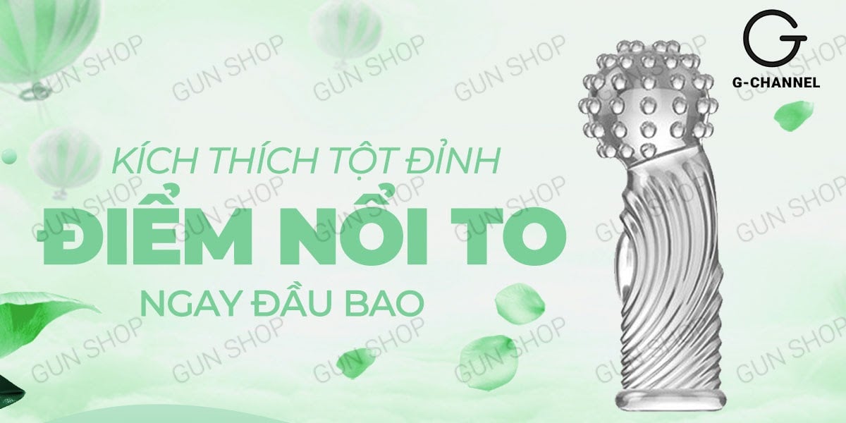 Cung cấp Bao cao su ngón tay Aichao G-spot 3 - Gai nổi lớn - Hộp 1 cái  giá tốt