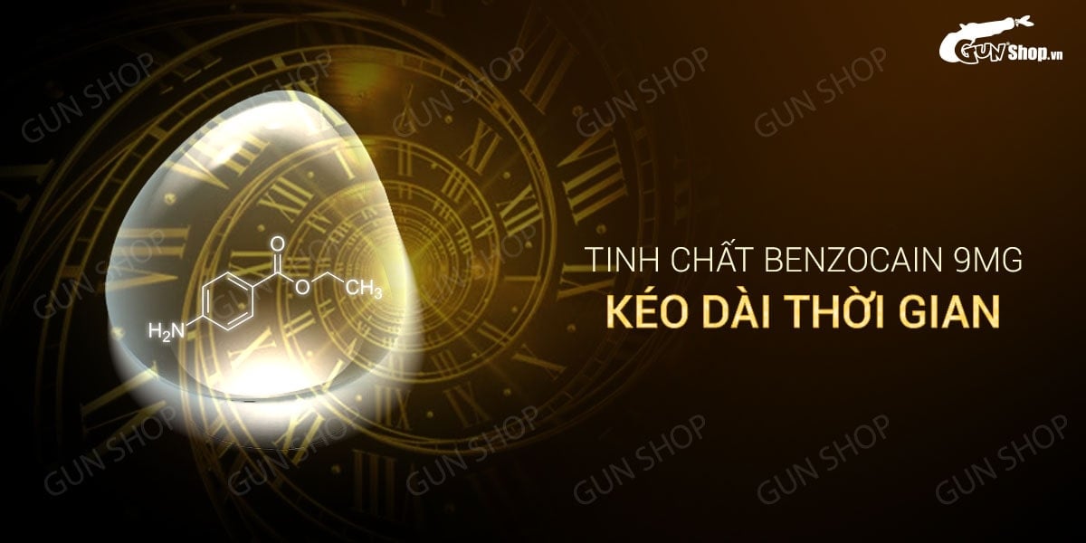 Bao cao su OLO 0.01 Gold siêu mỏng tăng khoái cảm kéo dài thời gian 10 cái