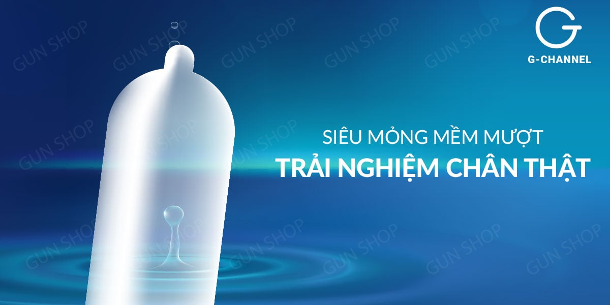 Bao cao su OLO siêu mỏng 0.01 Zero Blue gel kéo dài an toàn 10 cái