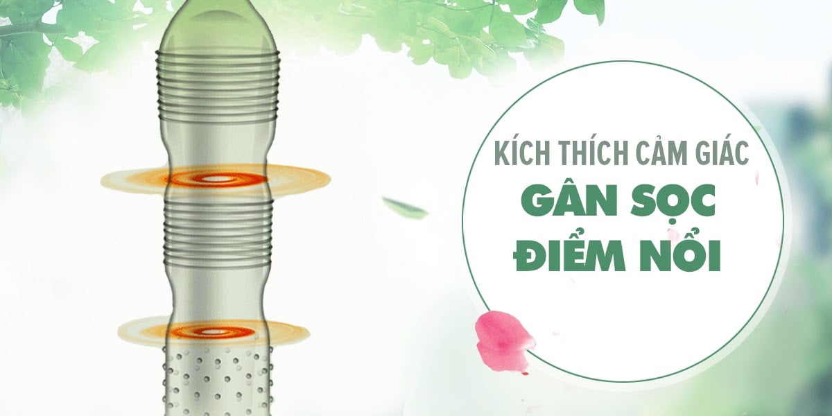 Bao cao su Quinn Pleasure Max gân điểm nổi kích thích mạnh mẽ