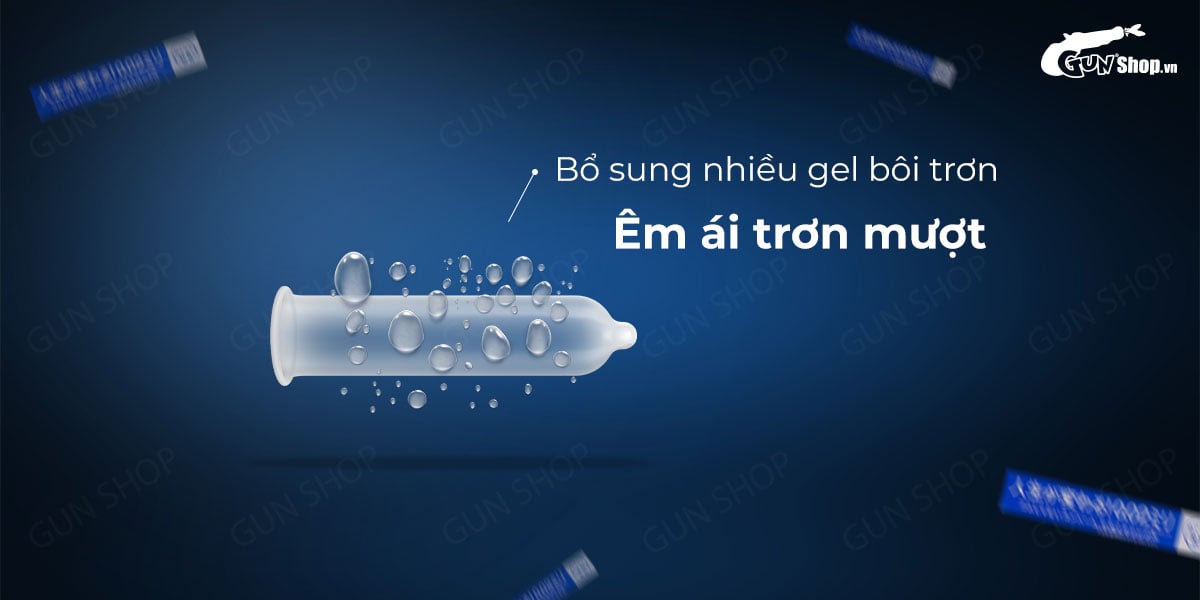 Bao cao su Sagami 0.02mm siêu mỏng 6 cái gel bôi trơn êm ái