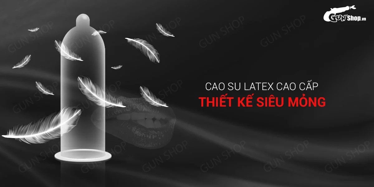 Bao cao su SO Classic siêu mỏng nhiều gel bôi trơn an toàn