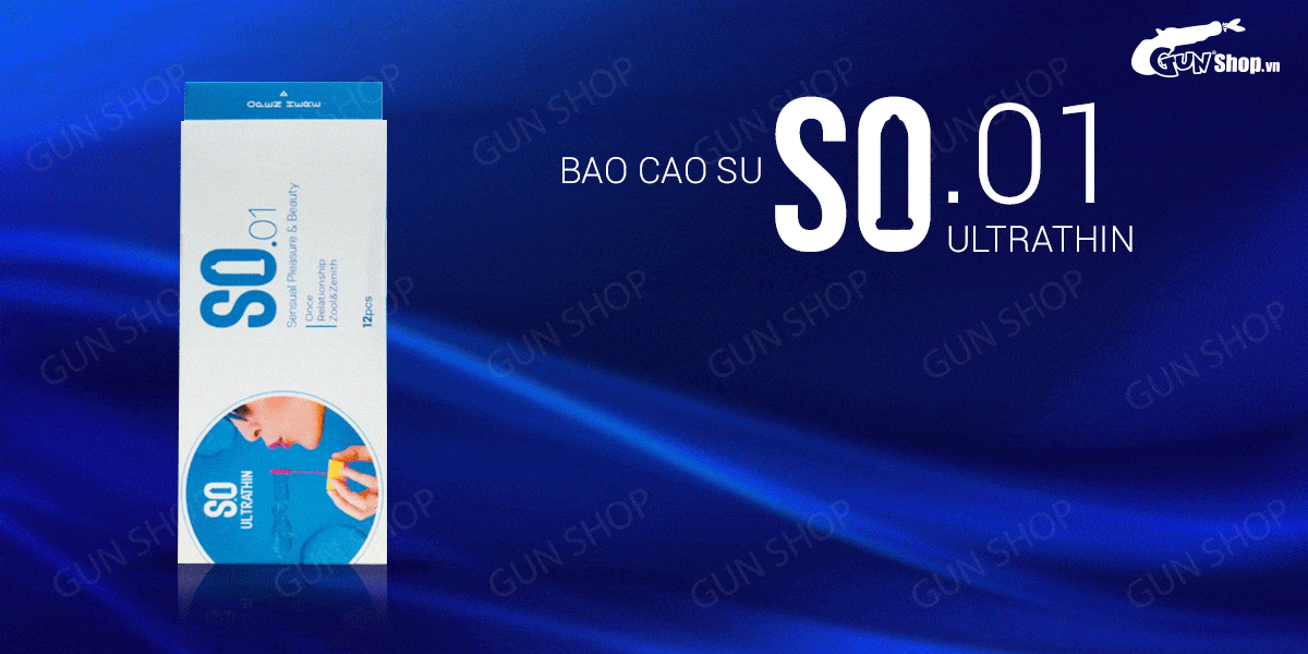Bao cao su SO Ultrathin siêu mỏng an toàn hộp 12 cái giá tốt